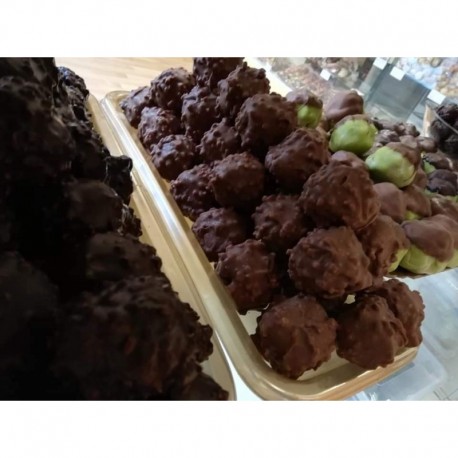 ROCHER PRALINÉ CHOCOLAT NOIR 70% DE CACAO